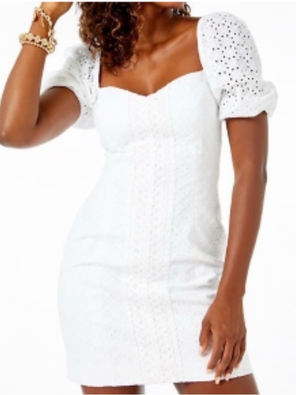 Lilly Pulitzer🔥🔥Daniela Shift Dress🔥🔥 in Resort White Eyelet Size 8